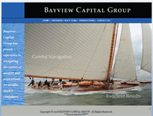 Tablet Screenshot of bayviewcap.com